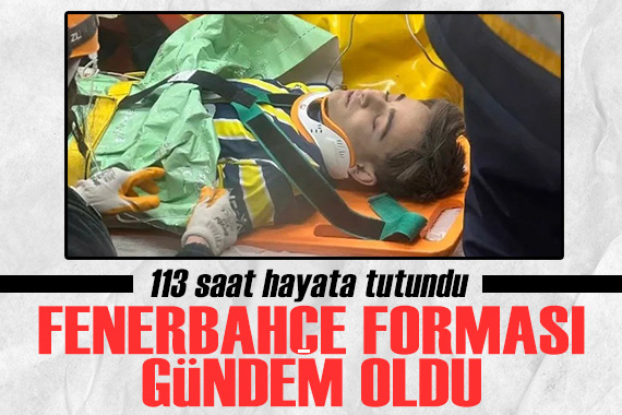 Kamilcan Ağdaş, enkazdan Fenerbahçe forması ile çıkarıldı 