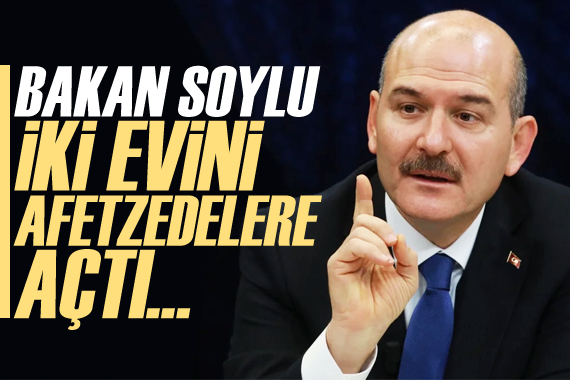 İçişleri Bakanı Soylu'dan 'Evim Yuvam Olsun' kampanyasına destek 