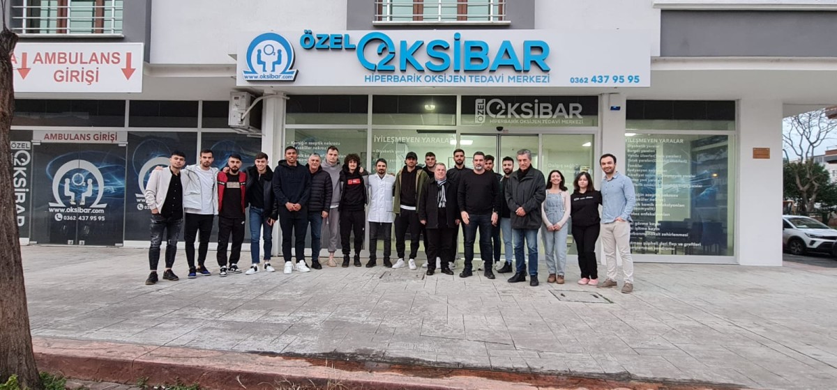 Samsunspor'lu Futbolcular  Oksibar'da Yorgunluk attı