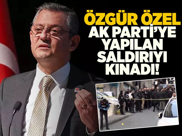 Özgür Özel AK Parti seçim programına yapılan saldırıyı kınadı