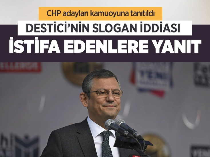 Özgür Özel'den CHP'den istifa edenlere yanıt!