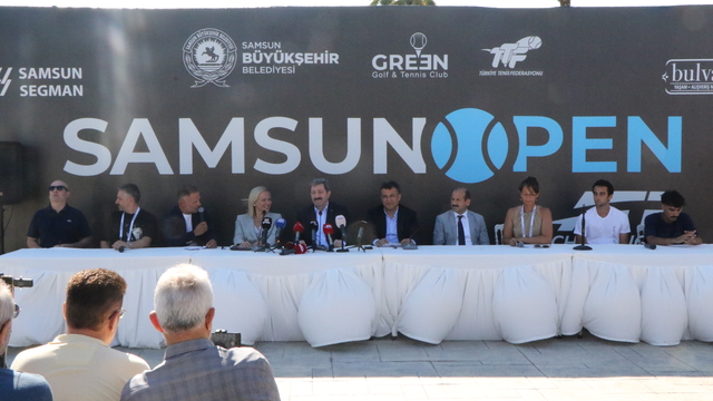 Uluslararası Samsun Open ATP Challenger 50 Tenis Turnuvası Samsun'da  başladı
