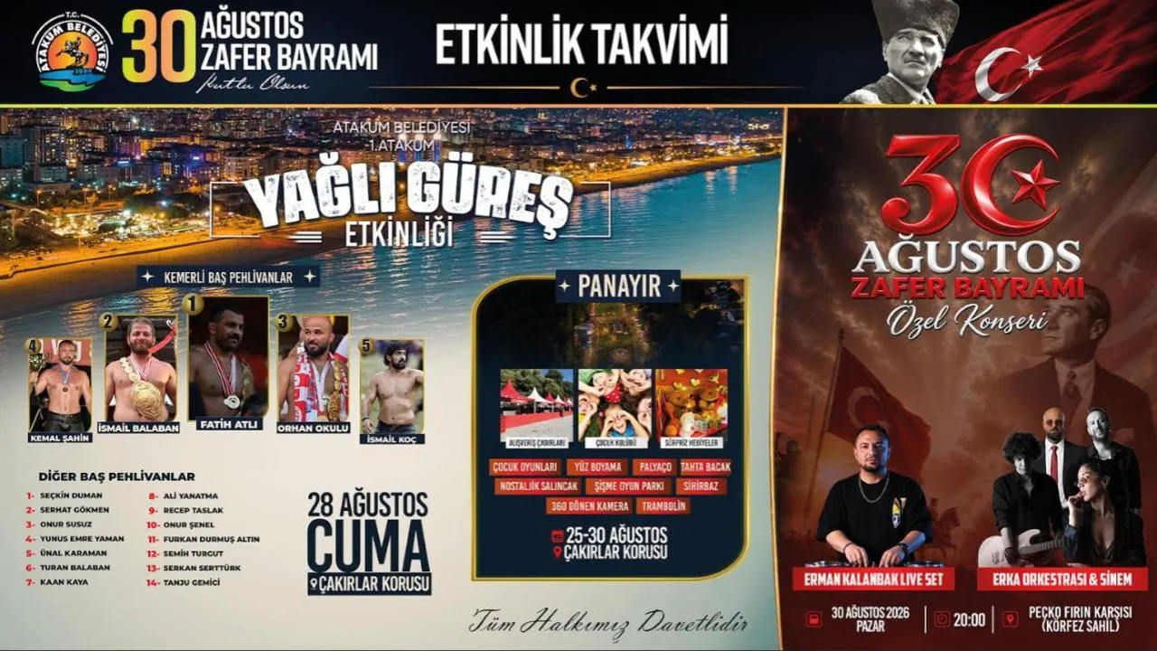 Atakum’da 30 Ağustos Coşkusu Günler Öncesinden Başlıyor