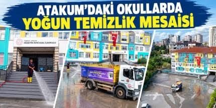 Atakum Belediyesi Okulları Tertemiz Yapıyor