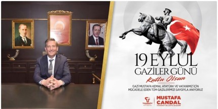Başkan Candal’dan 19 Eylül Gaziler Günü Mesajı